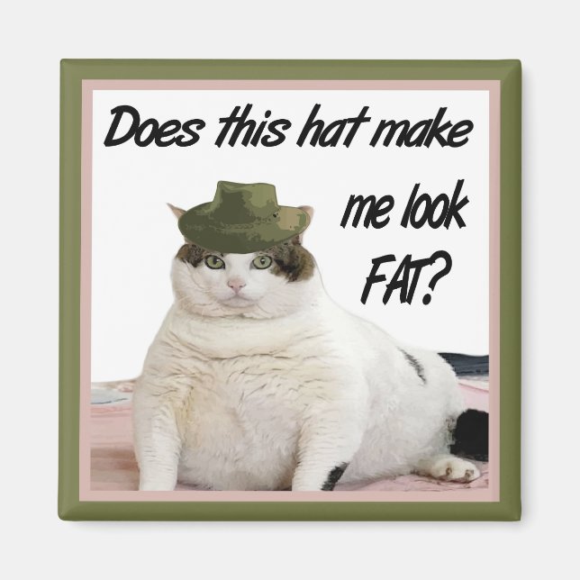 Katt och Hat Magnet (Framsidan)