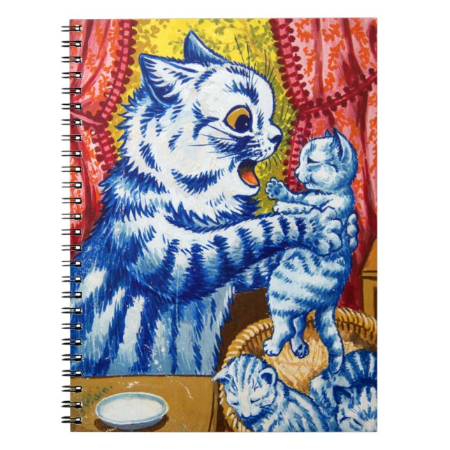 Katt och hennes kittens anteckningsbok (Framsidan)