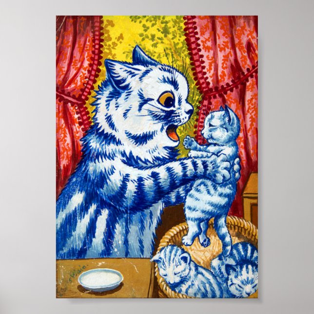 Katt och hennes kittens poster (Framsidan)