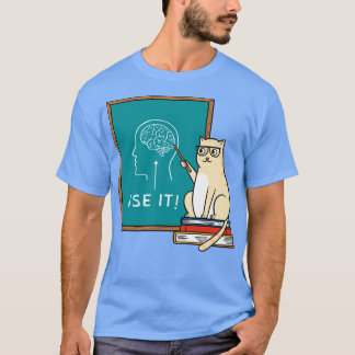 Katt och hjärna t shirt