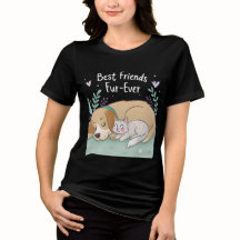 Katt och hund bästa vänner för alltid