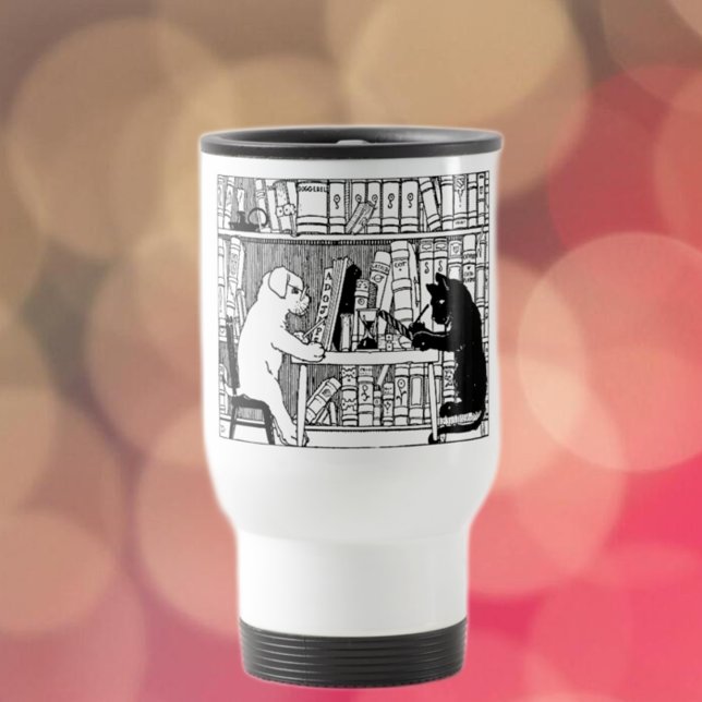 Katt och Hund i Bibliotek Resemugg (Skapare uppladdad)