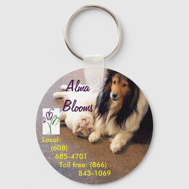 Katt och Hund Nyckelring (Framsida)