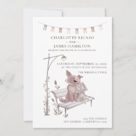 Katt och Hund på ett bänkdjur som behandlas i Bröl Meddelande