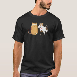 Katt och Hund, veterinärveterinär för veterinär T Shirt
