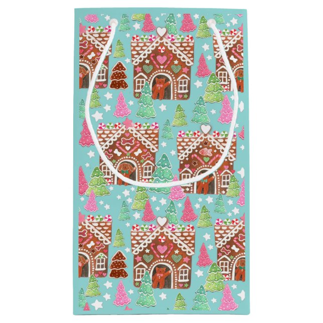 Katt- och hundar-gingerbrödsäckssäck (Baksidan)