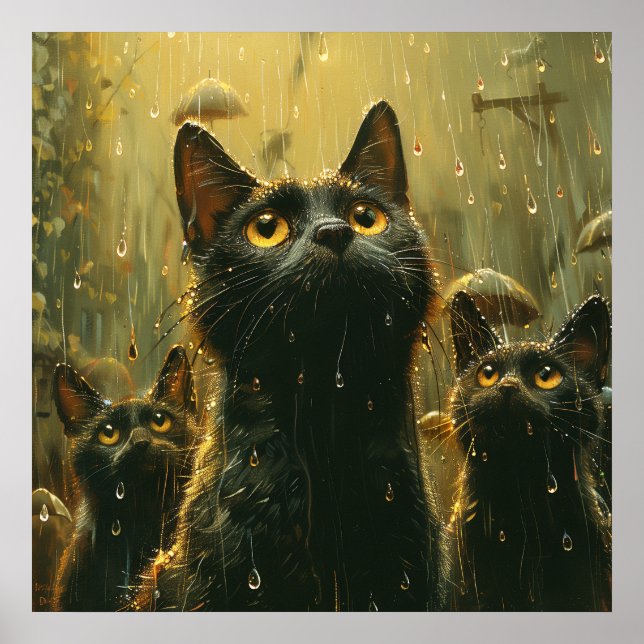 Katt och hundar? poster (Framsidan)