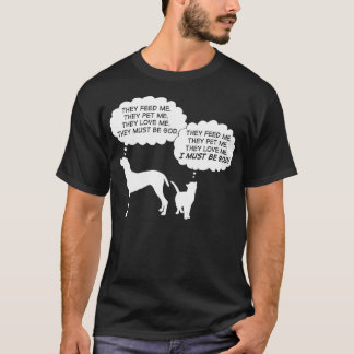 Katt och Hundar Shirt T-shirt
