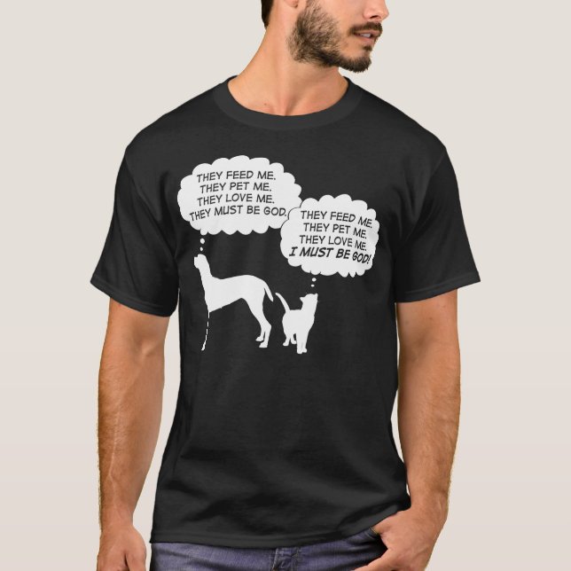 Katt och Hundar Shirt Tröja (Framsida)