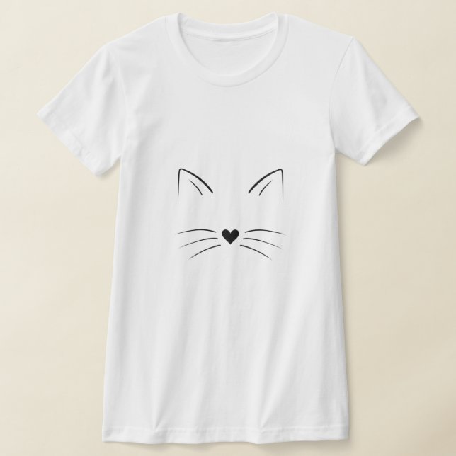 Katt och hundar T-Shirt (Laydown)