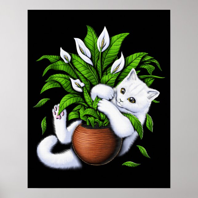 Katt- och husväxter poster (Framsidan)