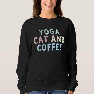 Katt och kaffe av Yoga T Shirt