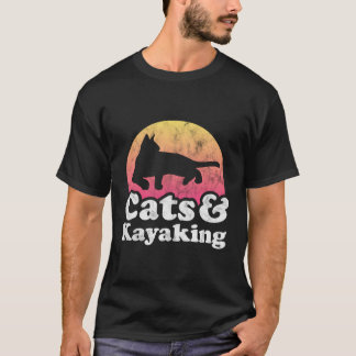 Katt och kajakande 's eller 's katt och kajak t shirt
