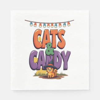 Katt och kandy pappersservett