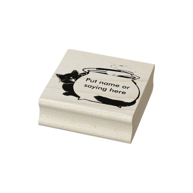 Katt och katedron 2 illustration konst frimärke stämpel (Stämpel)