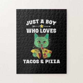 Katt och katt, Pizza och Taco i rymden... Pussel