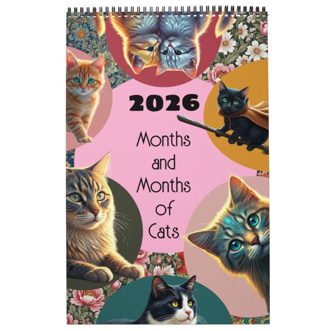 Katt- och kattlover kattunge kalender (Omslag)