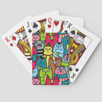 Katt och kattungar casinokort