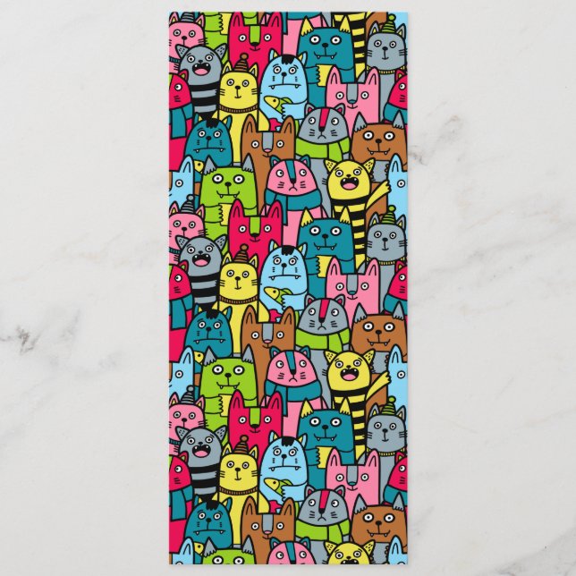 Katt och kattungar meny (Framsida)