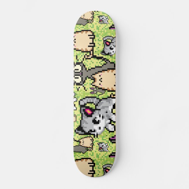 Katt och Kitten Mini Skateboard Bräda 18,5 Cm (Framsida)