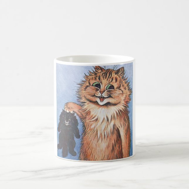 Katt och kittens, Louis Wain Kaffemugg (Center)