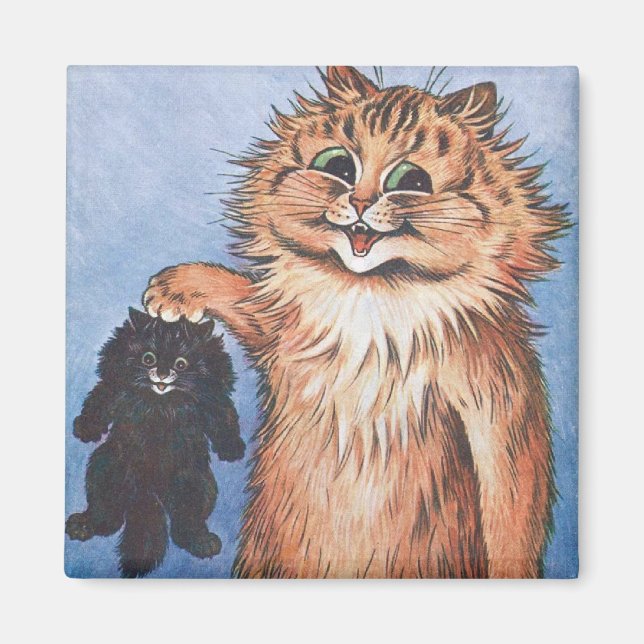 Katt och kittens, Louis Wain Magnet (Framsidan)