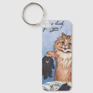 Katt och kittens, Louis Wain Nyckelring