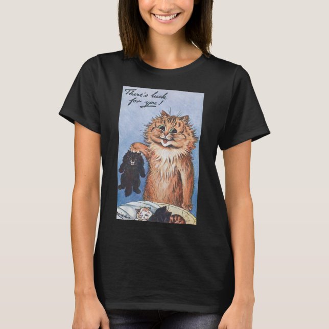 Katt och kittens, Louis Wain T Shirt (Framsida)