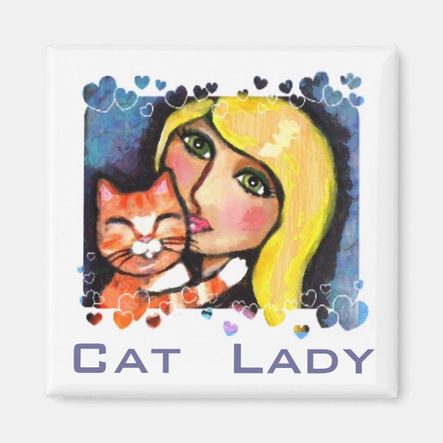 Katt- och klongart i Dam Magnet (Framsidan)