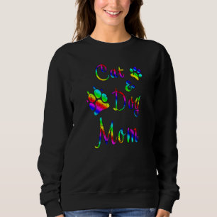 Katt och Mamma Kitten Puppy Mamma Valp Mor T Shirt