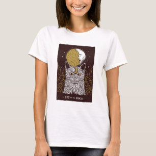 Katt och Måne T Shirt