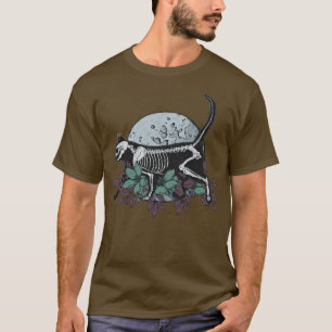 Katt och måne t shirt