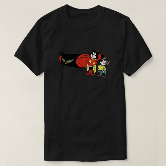 Katt- och Minute Mouse Essential T Shirt (Design framsida)