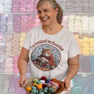 Katt och möss av trikå av Crochet Cute T Shirt