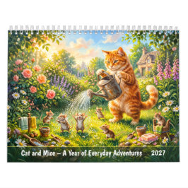 Katt och möss - Ett år av vardagliga äventyr Kalender