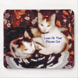 Katt och Mousepad Musmatta