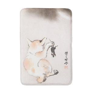 KATT OCH MUS av Kyosai Kawanabe) Badrumsmatta