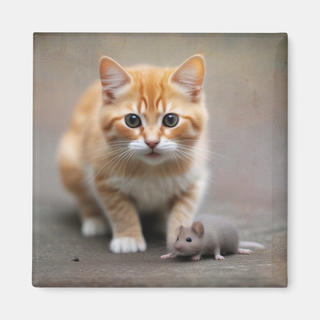Katt och Mus Magnet (Framsidan)