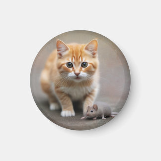 Katt och Mus Magnet