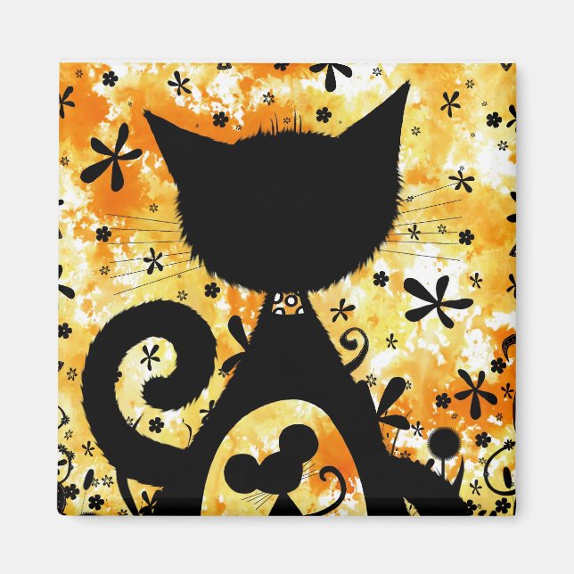 Katt och mus - magneter (Framsidan)