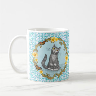 Katt och mus-mugg kaffemugg