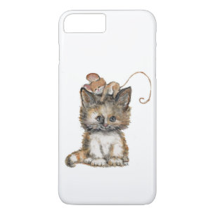 Katt och mus på iphone case