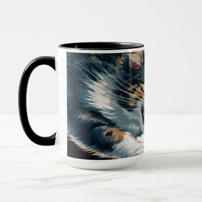 Katt- och muskkaffe Mugg (Vänster)
