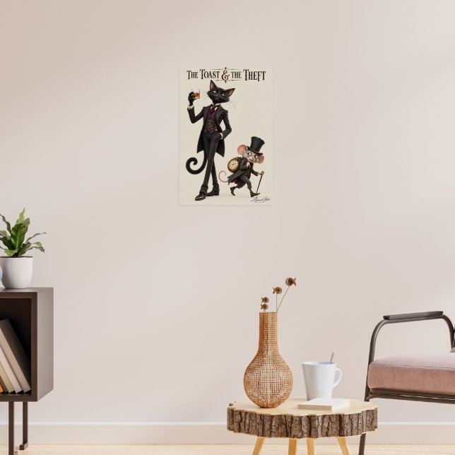 Katt- och Musränkeri Poster (Vardagsrum 3)