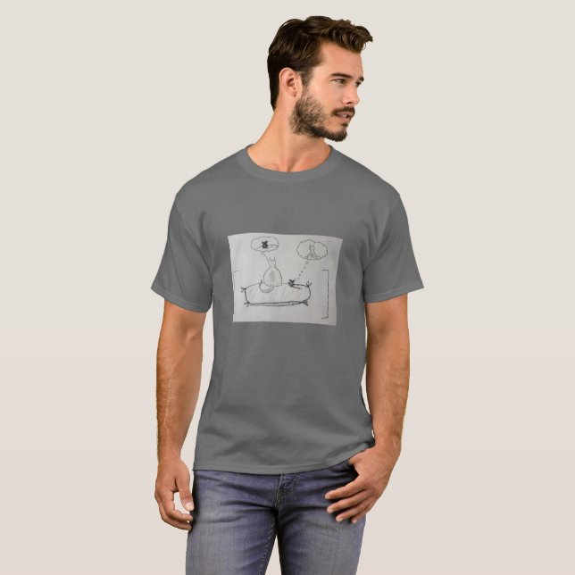 Katt- och mustransport t shirt (Hel framsida)