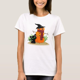 Katt och Pumpkinman T-Shirt