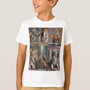 katt- och rävartikel t shirt