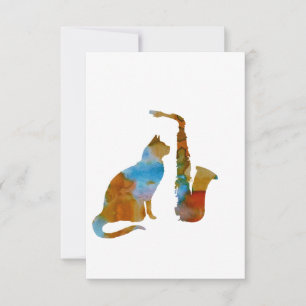Katt och saxofon