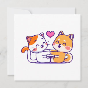 Katt Och Shiba Inu