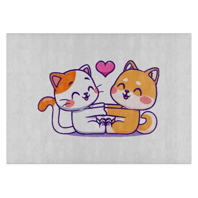 Katt Och Shiba Inu (Framsidan)